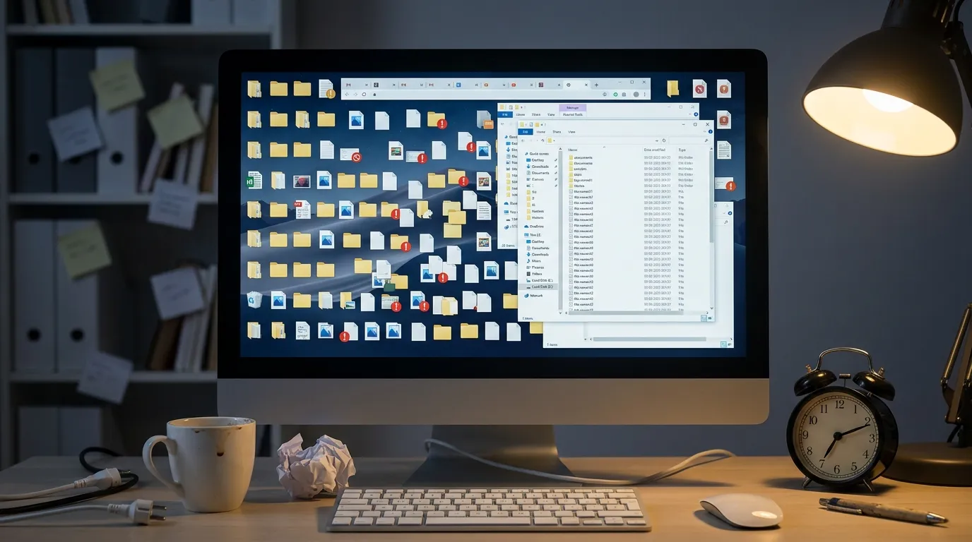 Kenapa Folder Berantakan Bikin Kamu Gampang Burnout?