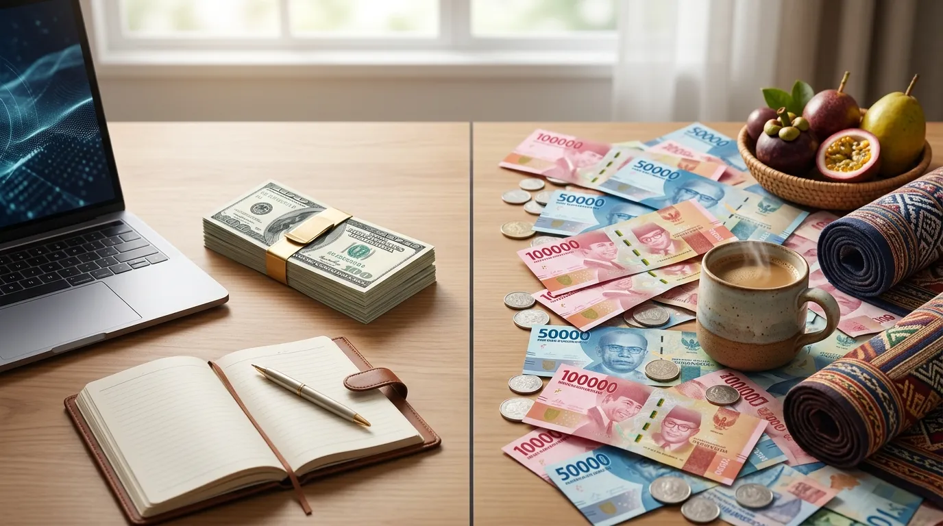 Gaji Dollar Biaya Hidup Rupiah: Strategi Arbitrase Karir